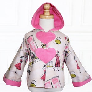 Coat Patterns, Jacket Patterns, Hoodie Patterns, Girls Sewing Patterns, Girls Jacket Patterns, Childrens Sewing Patterns, LOVE Hoodie