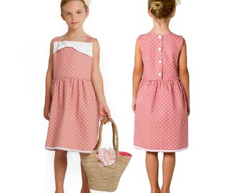 Girls Dress Patterns PDF, Girls clothing pattern, Childrens sewing pattern PDF, girls sewing pattern, party dress pattern, BECKY