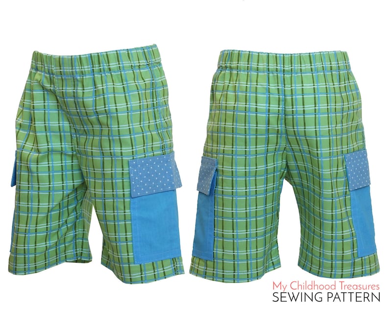Boys SHORTS Sewing Pattern Pdf Unisex Shorts Pattern Boys - Etsy