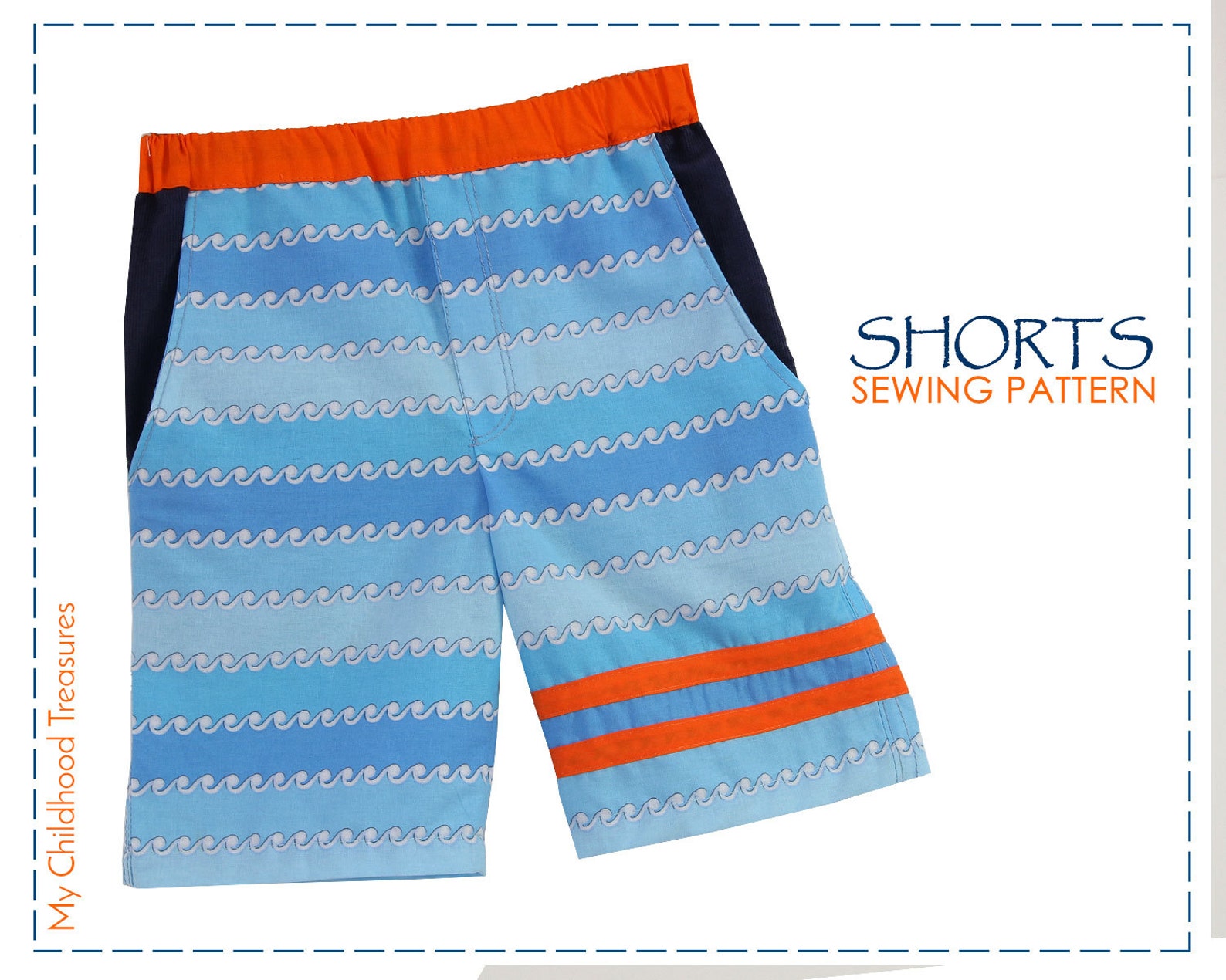 Shorts Pattern Boys Shorts Pattern Swim Shorts Pattern Pdf Etsy