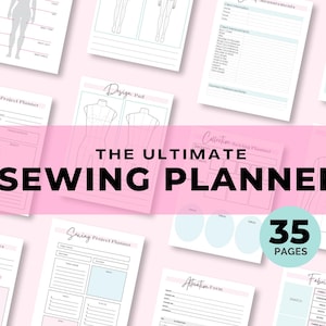Ultimate Sewing Planner | Printable PDF &amp; Digital Planner | Sewing ...