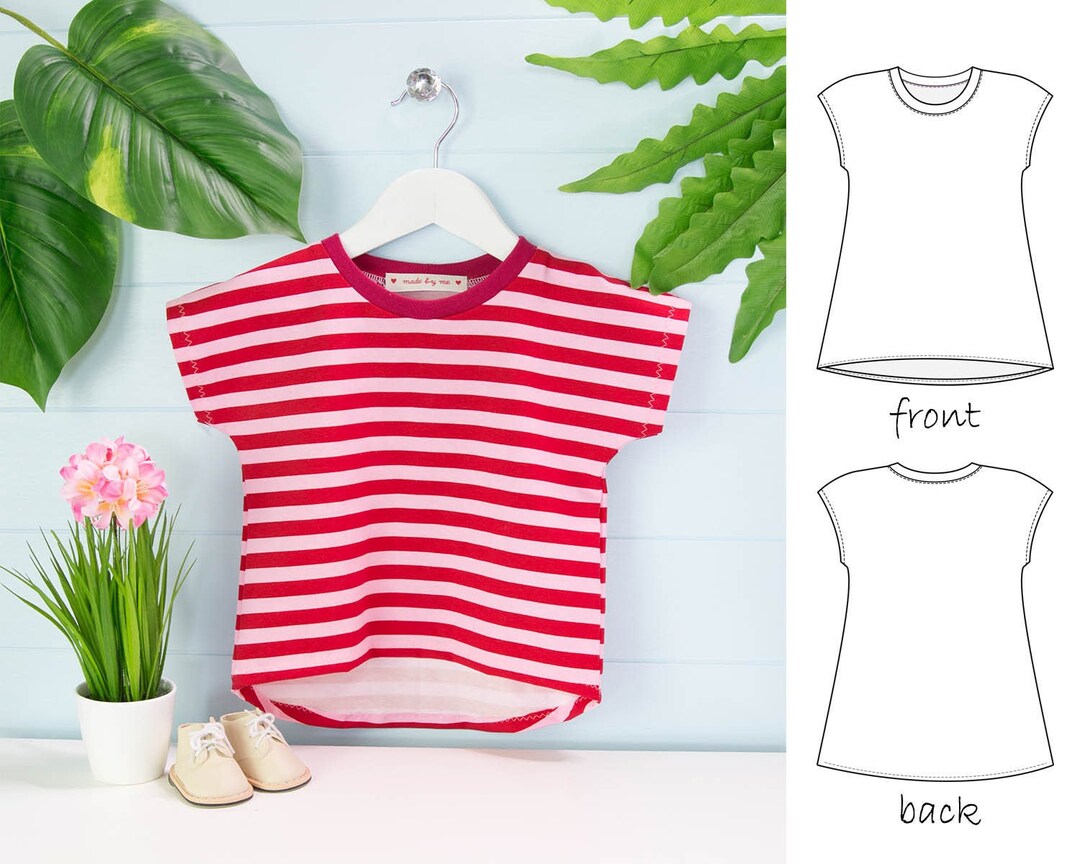 Tshirt Pattern Pdf, Baby Top Pattern, Baby Pattern Pdf, Baby Tshirt