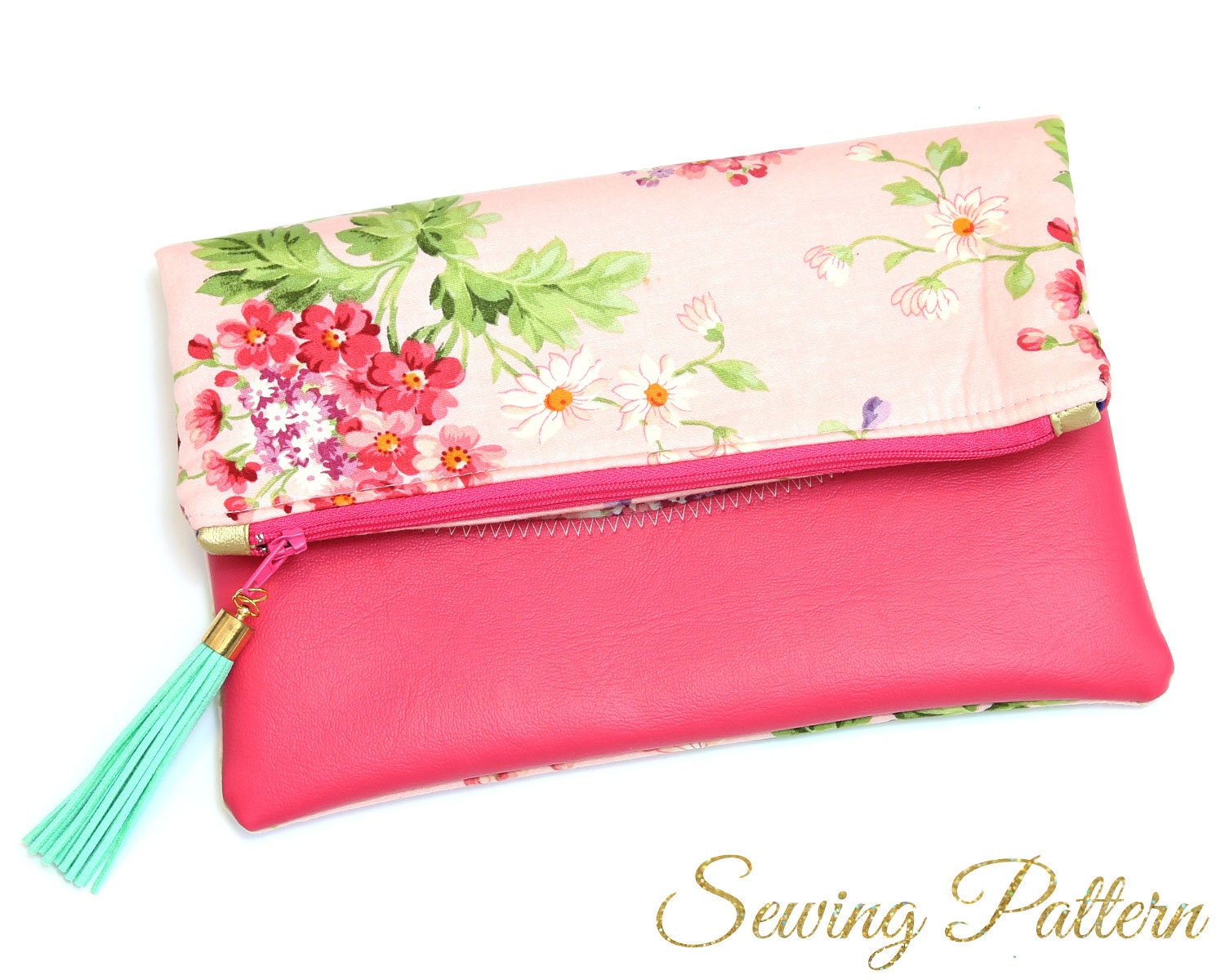 Rigid barrel shaped clutch purse with flap sewing pattern — Toriska