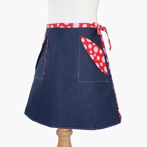 Girls Skirt Pattern, Pdf sewing pattern, girls sewing pattern pdf, childrens sewing pattern, wrap skirt pattern, Skirt Pattern MADISON image 4