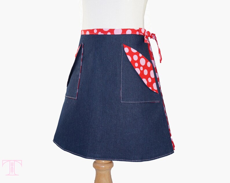 Girls Skirt Pattern, Pdf sewing pattern, girls sewing pattern pdf, childrens sewing pattern, wrap skirt pattern, Skirt Pattern MADISON image 4