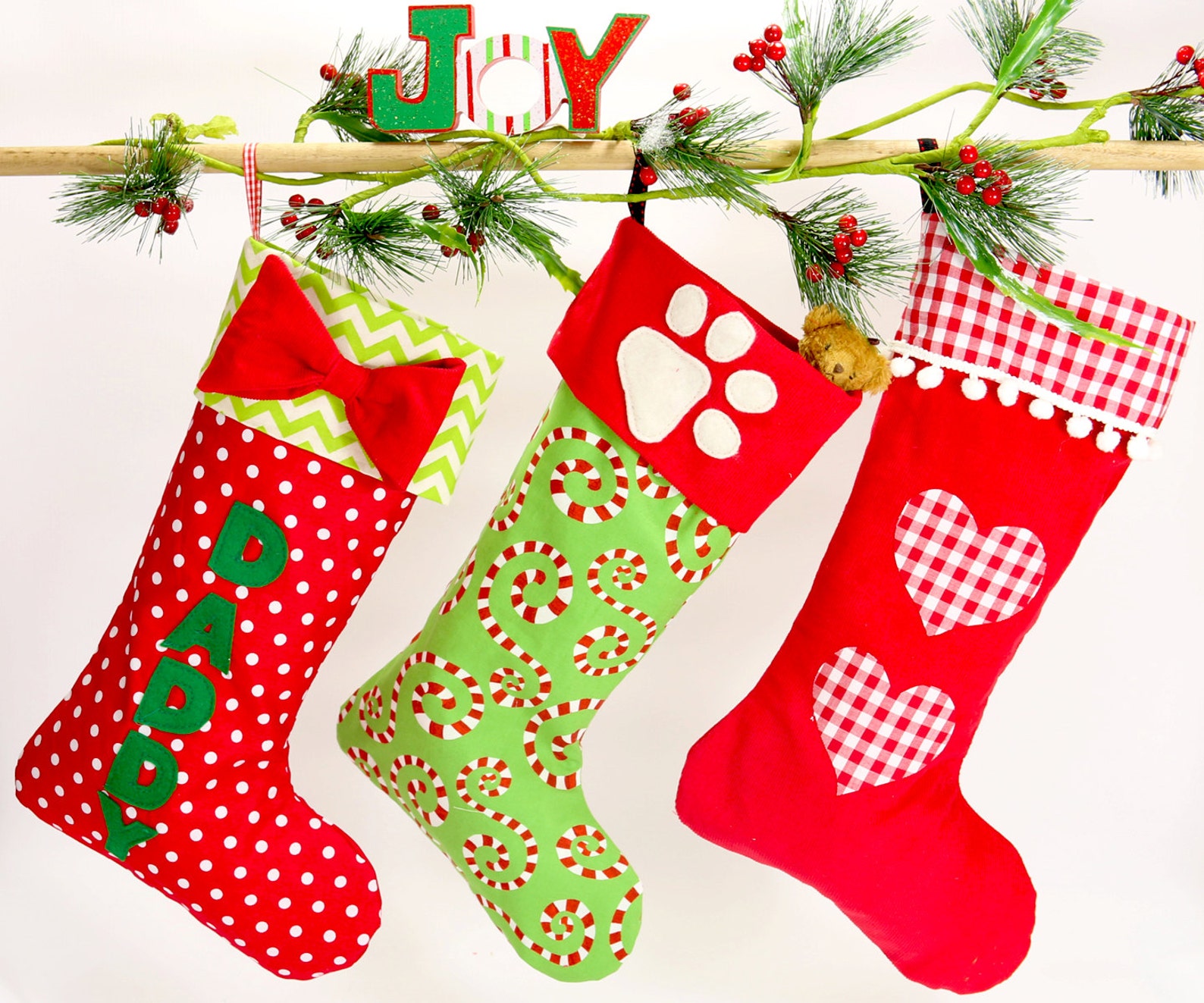Belle Christmas Stocking