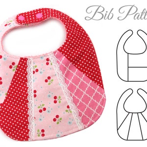 Bib Pattern, baby bibs pattern, Baby sewing pattern, Baby Bib Patterns, PDF Sewing pattern, Baby Bib Pattern, Bib Patterns,  PATCHWORK BIBS