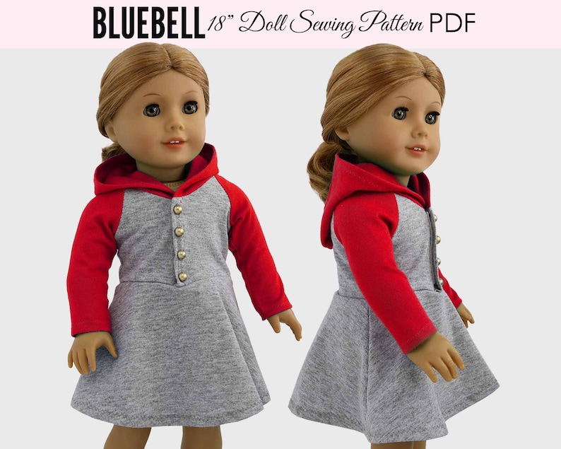 18 inch doll dress pattern pdf