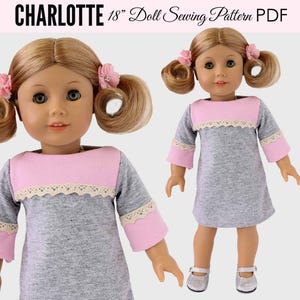 18 inch doll dress sewing pattern