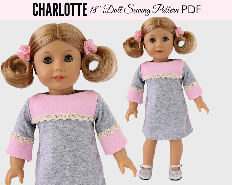 18 inch doll dress sewing pattern