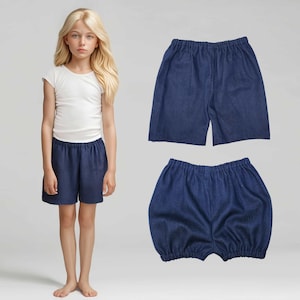 Girls Sewing Pattern pdf, Bloomer Pattern, Shorts Pattern, Childrens Sewing Pattern pdf, Girls Shorts, Pants Pattern, GIRLS BLOOMERS