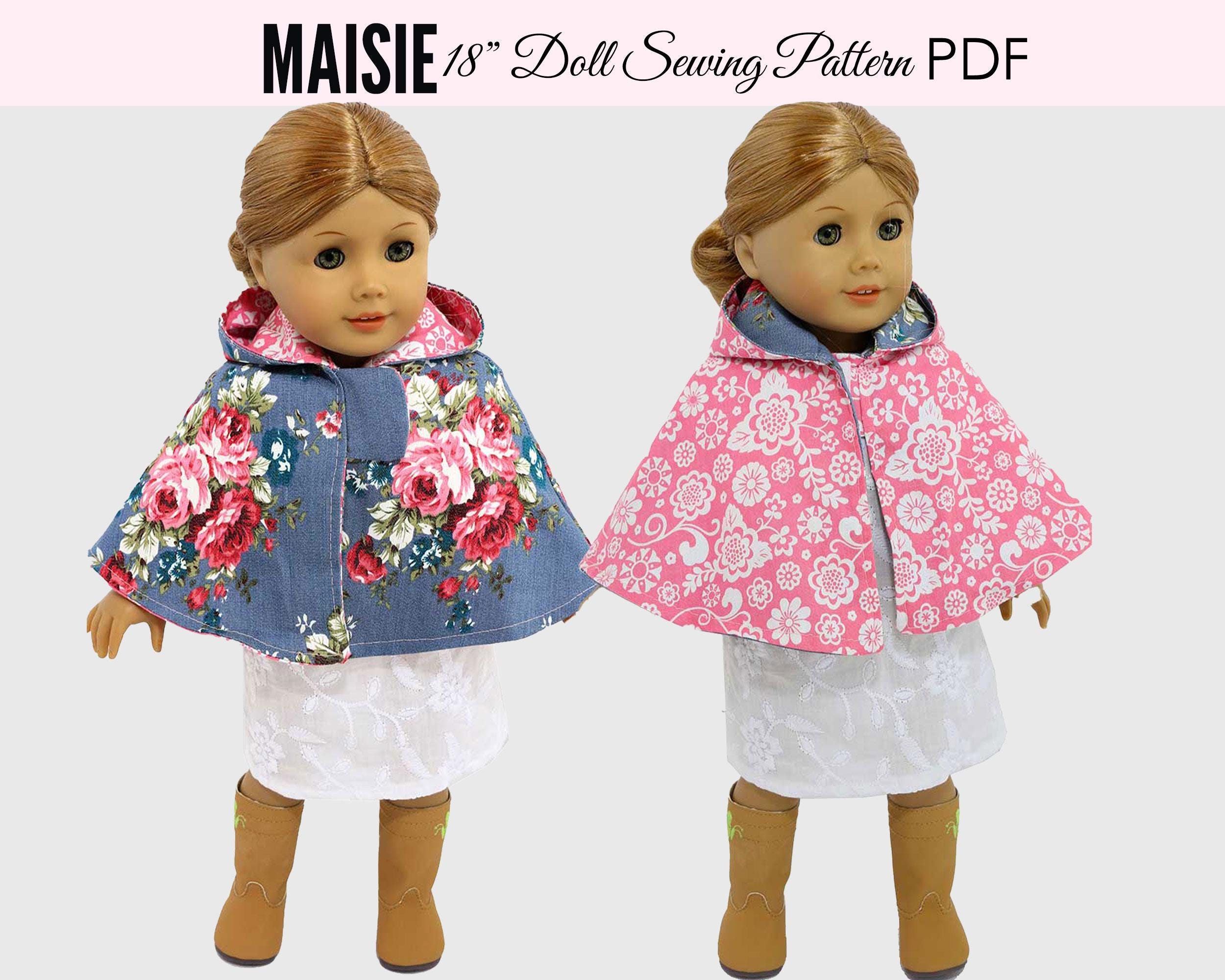 18 Inch Doll Pattern, Doll Patterns, Doll Clothes Patterns, 18 Inch ...