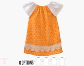 EASY baby dress pattern pdf, baby sewing pattern, baby peasant dress pattern, baby dress sewing pattern, toddler pattern, ANNA baby (BT02-L)