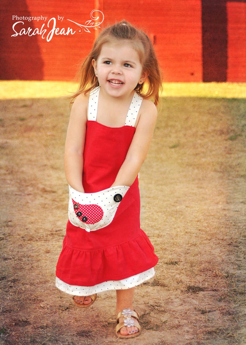 Girls dress patterns PDF, Childrens sewing pattern pdf, kids patterns, girls sewing pattern pdf, sewing pattern for girls, ROBIN DRESS image 4