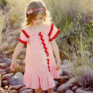 EASY Peasant Dress Pattern, Girls Dress Pattern PDF, Childrens Sewing ...