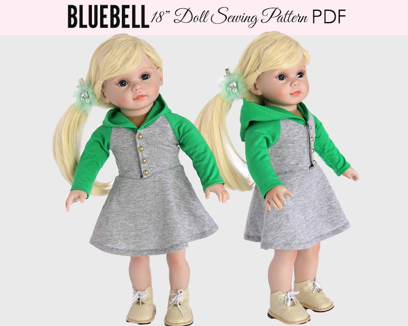 18 inch doll dress sewingpattern