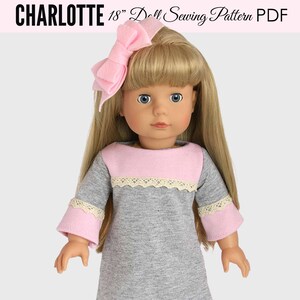 18 inch doll dress sewing pattern