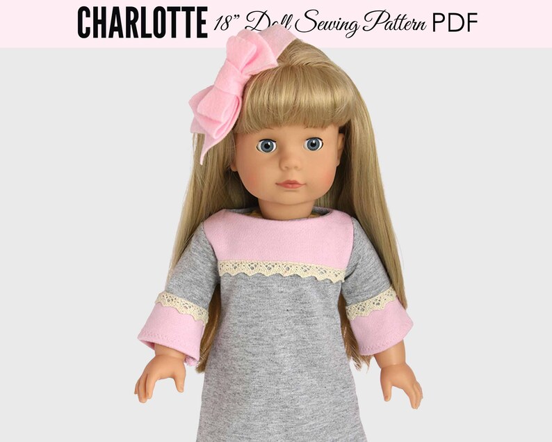 18 inch doll dress sewing pattern