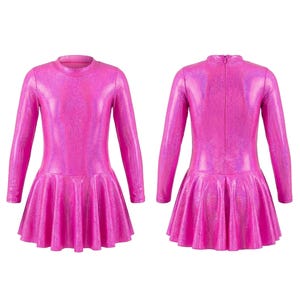 Patrón de leotardo para niñas en PDF, ballet, gimnasia, danza, cuello alto, falda, patrón de costura de leotardo para niños LEOTARD #15 imagen 4