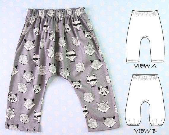 Comfy Kids Pants Sewing Pattern – TREASURIE