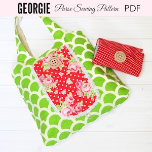 Grocery Bag Pattern, Tote Bag Pattern, Sewing Pattern PDF, Bag Patterns, Purse Patterns, Handbag Pattern, Market Bag Pattern, GEORGIE (B908)