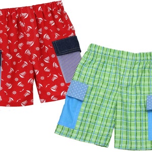 Shorts Pattern, Shorts Sewing Pattern, Boys Shorts Pattern, PDF Sewing Pattern, Boys Sewing Pattern, Bermuda Shorts Pattern, CARGO SHORTS