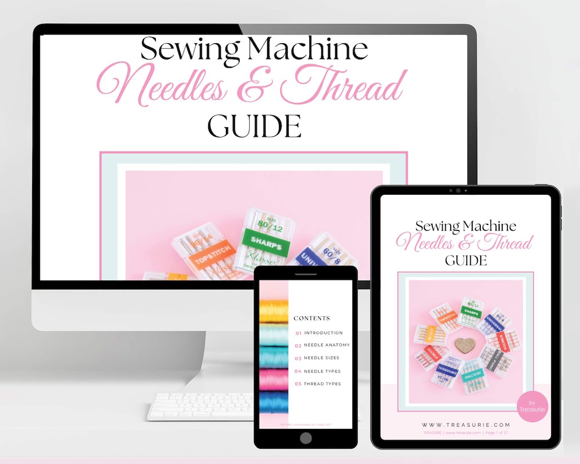 Thread Snap Reference Sewing Needle and Thread Guide | Printable Sewing Reference Chart ...