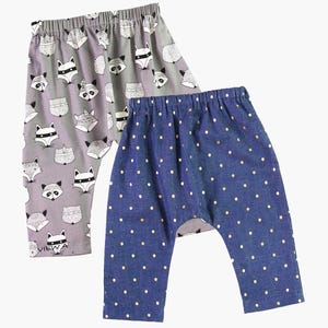 Harem Pants Pattern, Baby Harem Pants Pattern,  Baby Pants Pattern, Toddler Pants Pattern, Baby Sewing Patterns, PDF sewing pattern, AVERY