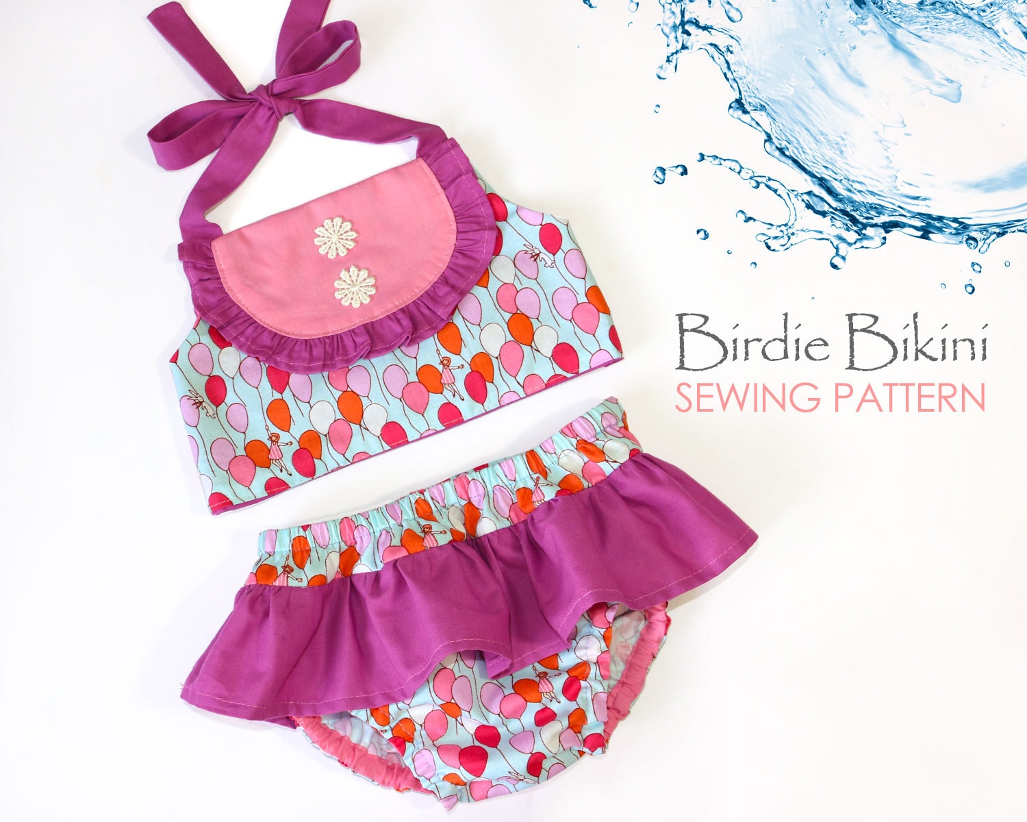 Cute baby swimsuit pattern Baby sewing pattern PDF Romper | Etsy