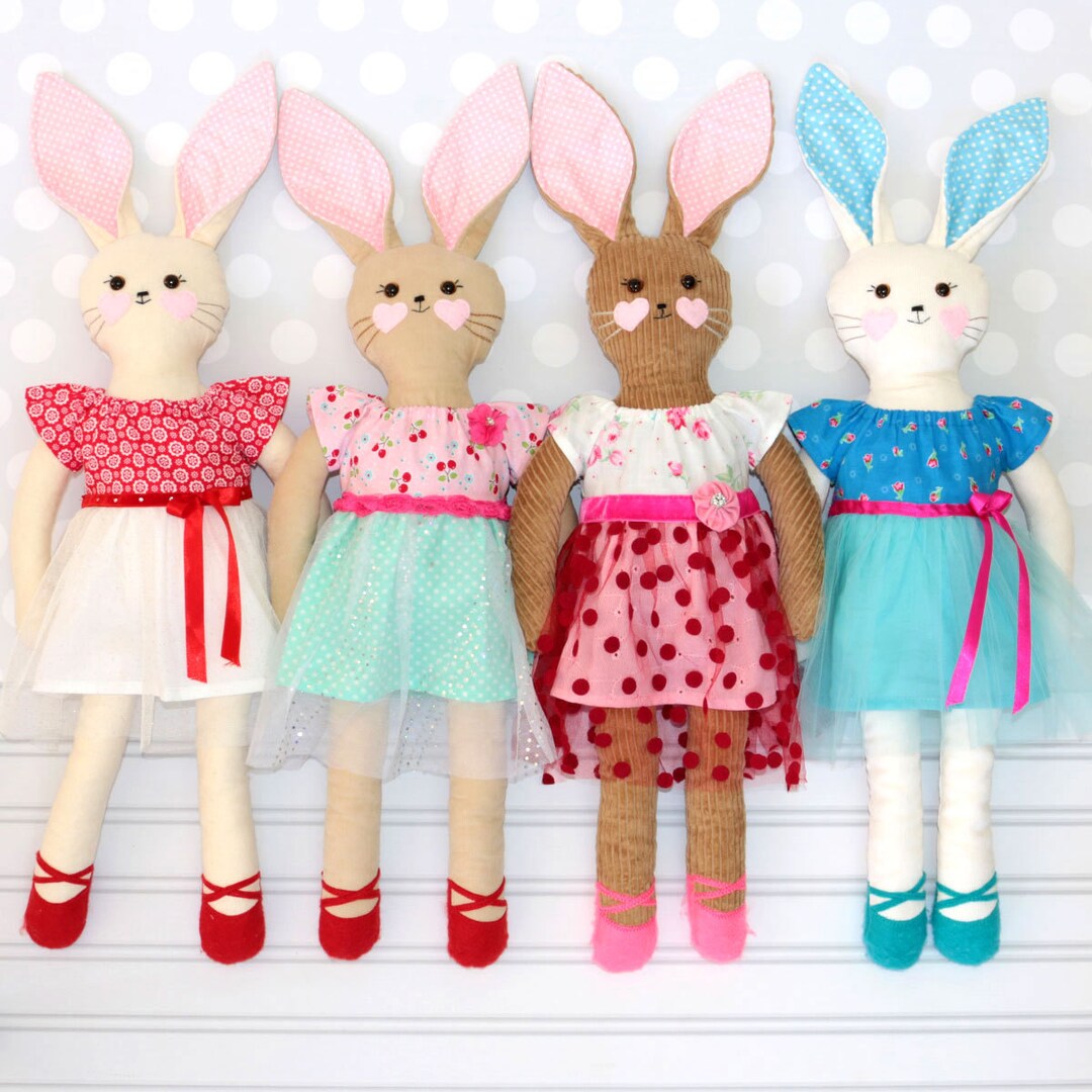 Sewing Pattern for Soft Toys, Rag Doll Pattern, Stuffed Toy Pattern