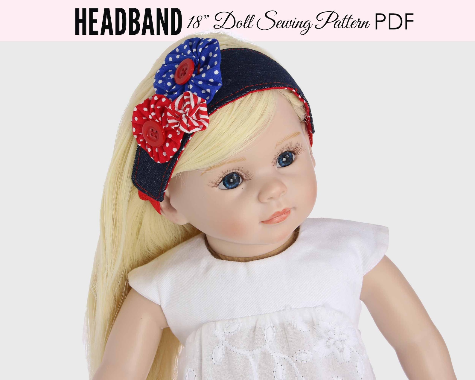 18 Inch Doll Pattern, 18 Inch Doll Clothes Patterns, Doll Sewing ...