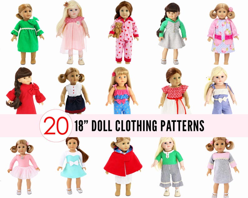 doll clothes sewing pattern