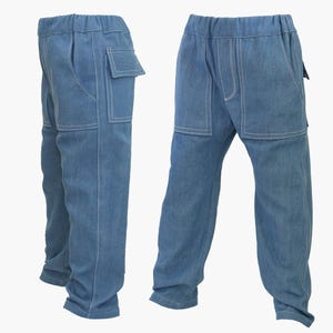Pants Pattern, Boys Sewing Pattern pdf, Boys Pants Pattern, Pants Sewing Pattern, PDF Sewing Pattern, NATHAN PANTS image 2