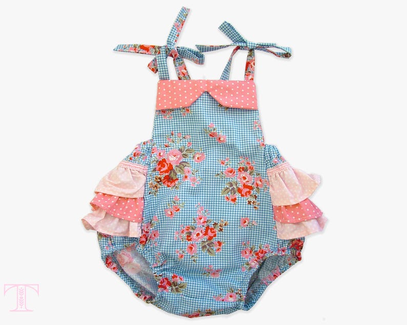 Baby Sewing Pattern for Romper PDF, Infant Newborn Baby Girls Toddler, Romper Pattern | ISABELLA
