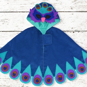 Cape Pattern, Childrens Cape Sewing Pattern pdf, Hooded Cape Pattern Child,  Halloween Pattern, Costume Pattern, Kids Cape Pattern, PEACOCK