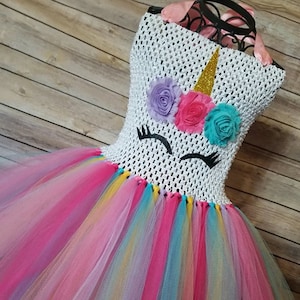 Gold Unicorn Birthday  Tutu dress | Unicorn tutu | Unicorn tutu dress | Unicorn party | Newborn-Adult listing