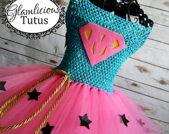 Superhero Tutu dress | Custom super hero Birthday outfit | Superhero