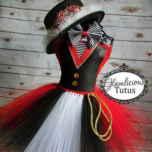 Ringmaster Tutu dress Costume Ringmaster costume Halloween Costume Newborn Tween listing image 1