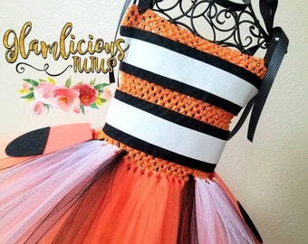 Clown Fish costume| Clown Fish tutu dress| Fish costume| newborn- size 10 child listing