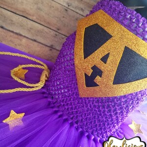 Custom Superhero Tutu dress | Super girl hero Birthday outfit | Superhero