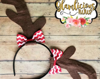 Reindeer headband ears | Reindeer Antlers | Christmas headband