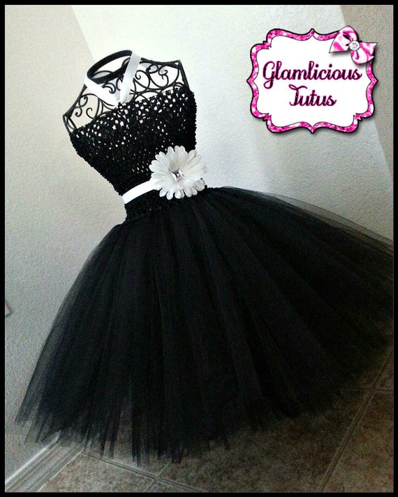 Newborn top black tutu