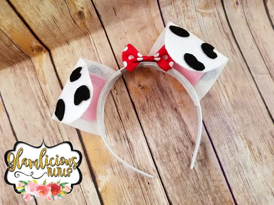 Dalmatian Ears Headband Puppy Ears Multiple Colors Options