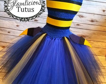 Blue Tang inspired tutu dress costume |fish tutu dress| Fish tutu dress| Fish costume| newborn- Teen child listing