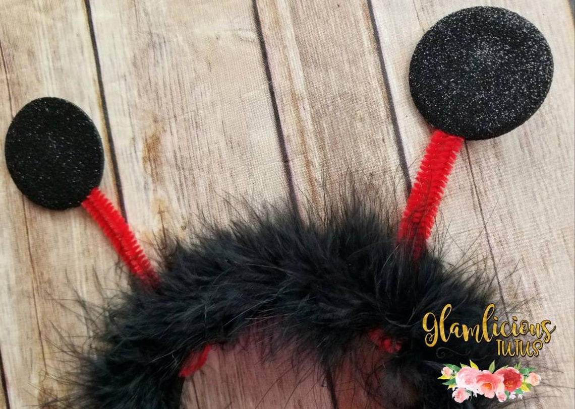Ladybug antenna headband lady bug headband Bug antenna Etsy
