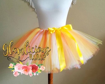 Candy Corn Tutu | Halloween Tutu | Newborn- adult plus size listing|