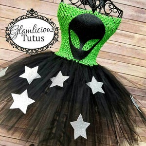 Alien Galaxy tutu dress | Alien tutu dress | Alien Halloween costume | Alien | UFO | Galaxy