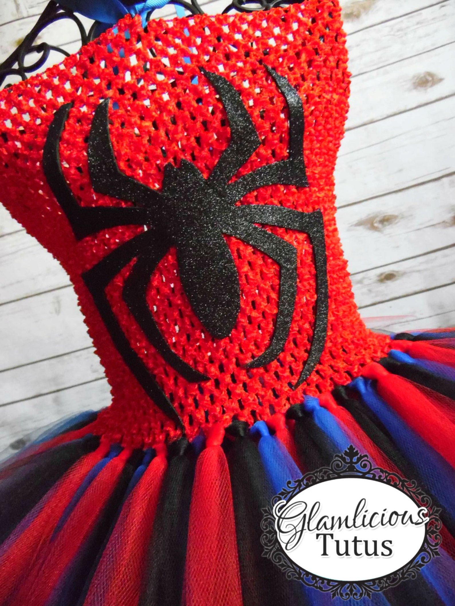 Spider Tutu Dress Halloween Costume Super Hero Tutu Etsy