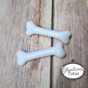 Small Bone hair clip 1 or 2pc Hair clip bone hair clip image 1