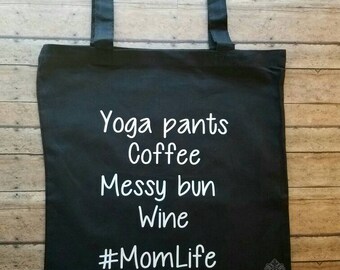 Mom tote bag| Funny reusable tote bag |  bag | Reusable grocery bag | Grocery bag | Tote bag